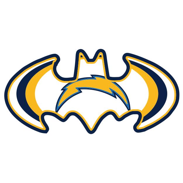 San Diego Chargers Batman Logo fabric transfer
